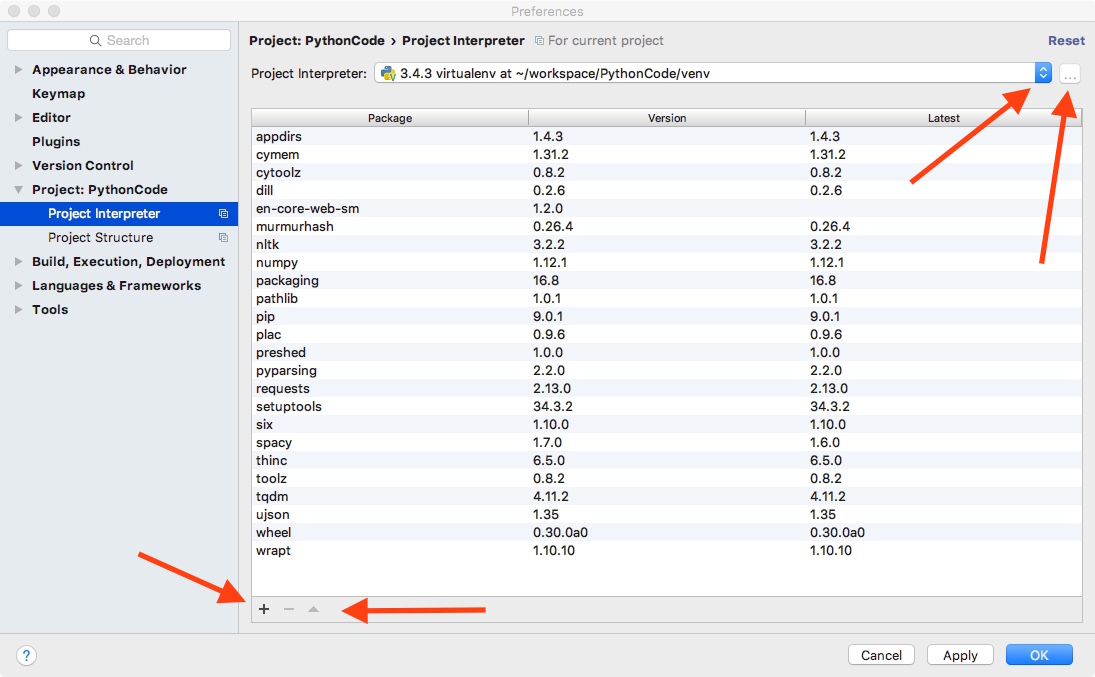 install python 3 mac os x pycharm